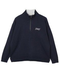 WEGO 【ユニセックス着用ITEM】ワンポイントハーフジッププルオーバー