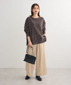 Green Parks ベロアモールリラックスサイズニットプルオーバー