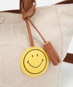 TOPKAPI 【Breath TOPKAPI】SMILE COLLECTION エンボス スマイル 2way トートバッグ /スマイルチャーム付き