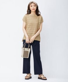 J.PRESS LADIES 【洗える】ヘンプレイヤード ニット