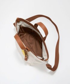 TOPKAPI 【Breath TOPKAPI】SMILE COLLECTION エンボス スマイル 2way トートバッグ /スマイルチャーム付き