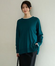 UNFILO L マイビューティニット ワイドクルーネック