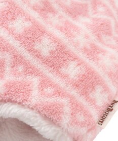 MIKI HOUSE HOT BISCUITS 【42-46cm】ぼん天付フリース素材の帽子