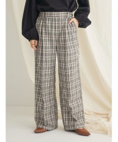 CRAFT STANDARD BOUTIQUE センタープレスチェックパンツ