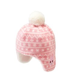 MIKI HOUSE HOT BISCUITS 【42-46cm】ぼん天付フリース素材の帽子