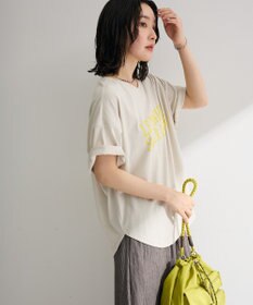 Green Parks 裾ラウンド機能ロゴTシャツ