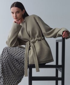 BEIGE， LABBOCK / ウール混2WAYショートコート  L.Khaki