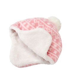 MIKI HOUSE HOT BISCUITS 【42-46cm】ぼん天付フリース素材の帽子