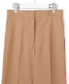 ICB 【洗える】T/Wブロード ワイドストレートパンツ