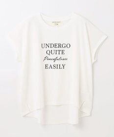 ANY 【UVケア/接触冷感】チュニック丈半袖ロゴTシャツ