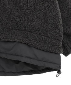 Green Parks 異素材コンビスタンドボアブルゾン