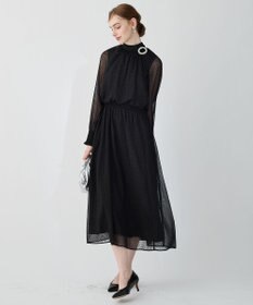 23区 S 【APPLAUDIR】シアードットフロッキー ドレス