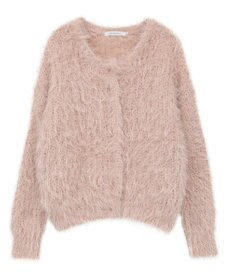 AMERICAN HOLIC シャギーニットクルーネックカーディガン