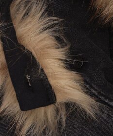 WEGO 【25年秋冬新作】ファーフードBIGZIPパーカー