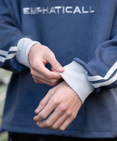 WEGO 【ユニセックス着用ITEM】フェイクスウェードゲームプルオーバー