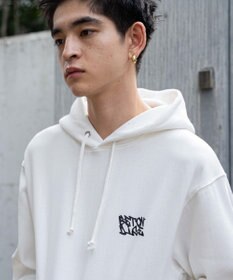 WEGO 【裏起毛/ユニセックス着用ITEM】リラックスフィットグラフィックパーカー