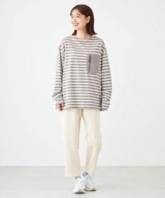 SHARE PARK LADIES 【UNISEX】ボートネックボーダーＴシャツ（S・Mサイズ）