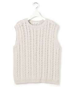 23区 【先行予約】ケーブル ニットベスト