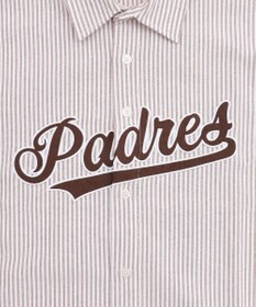 WEGO 【ユニセックス着用ITEM】別注MLBストライプグラフィックシャツ（SS）