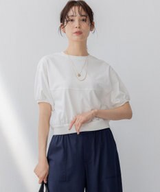 組曲 L 【WEB限定】クールプレーティング天竺スエットライク カットソー