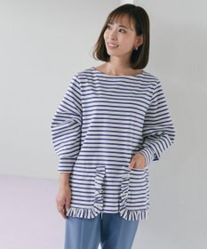 #Newans 【ANSWER for 神戸エレガンス】フリルポケットロングTシャツ