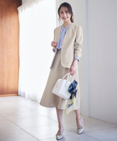 ANY SIS 【洗える】褒めらレディノーカラー ジャケット