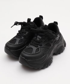 WEGO 【SMLサイズ展開】ラバーコンビ厚底スニーカー