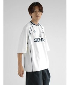 CRAFT STANDARD BOUTIQUE 接触冷感/UVカット/イージーケア/ストレッチ/ゲームシャツ-B