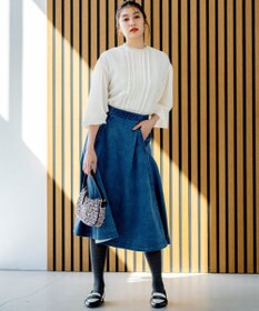 組曲 【23AW】DENIMフレア スカート