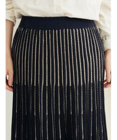 CRAFT STANDARD BOUTIQUE 配色ストライプニットスカート