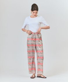 GRACE CONTINENTAL ロープボーダーパンツ