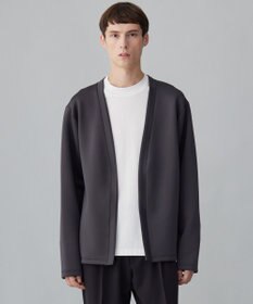UNFILO MENS BEAUTY FORM JERSEY 着流しカーディガン チャコール