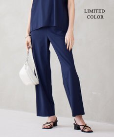 ICB L 【接触冷感・UVカット・速乾・洗える】マットスキューバ セミワイドパンツ