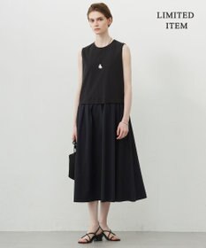 ICB L 【WEB限定・洗える】 RENUコンビ ノースリーブワンピース