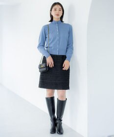 組曲 【洗える・6色展開】Elenaベーシックニット カーディガン