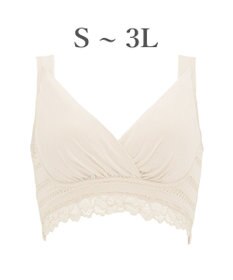 BRADELIS New York 【BRADELIS Me / ノンワイヤーブラジャー】オールインワンブラ ナイトブラ 補正 下着 24時間ラクに着用 綿混 しっかりフィット ブラデリス ME122105