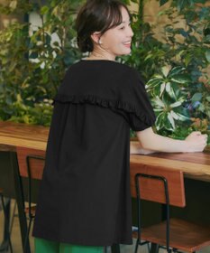 Tiaclasse L 【おのののかさん着用】「サマケア」バックヨークフリルチュニック