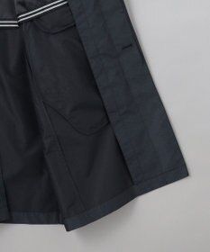 GOTAIRIKU ダウンライナー装着可【半裏仕様でより軽量】メランジシャンブレー ステンカラースプリングコート