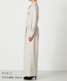 NAVE 【ReNAVE・洗える/UVカット】スパンポリエステル ジャンプスーツ