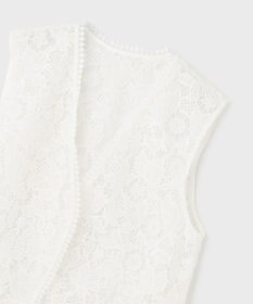 GRACE CONTINENTAL レース刺繍ベスト