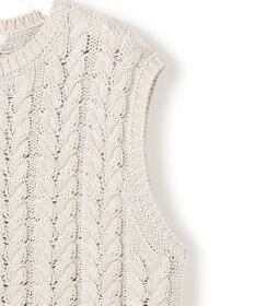 23区 【先行予約】ケーブル ニットベスト