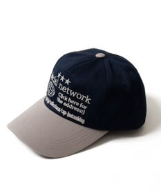 WEGO ロゴ刺繍バイカラーキャップ