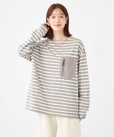 SHARE PARK LADIES 【UNISEX】ボートネックボーダーＴシャツ（S・Mサイズ）