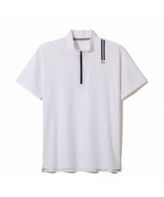 ZERO HALLIBURTON 【吸水速乾・UVケア】 ダブルリブ着心地ジッパーモックネックTシャツ ZHG-M5S7d 82955