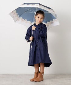 MOONBAT 【ジュニアリュック対応】ポールアンドジョー ポーチ付きキッズレインコート