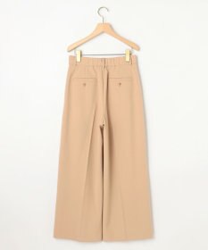 組曲 ドライタッチツイル ワイドパンツ