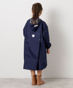 MOONBAT 【ジュニアリュック対応】ポールアンドジョー ポーチ付きキッズレインコート