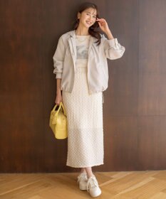 ANY SIS L 【貴島明日香さんコラボ】チュールレイニャード猫 Tシャツ