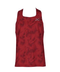 CW-X 【MEN】 CW-X トップス 【薄軽ランニングシャツ】 ノースリーブ タンクトップ スクエアネック 吸汗速乾性(本体) メンズ DLO180 /ワコール