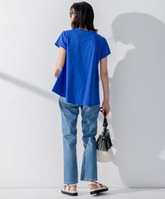 23区 【洗える】ALBINIジャージー Aライン Tシャツ